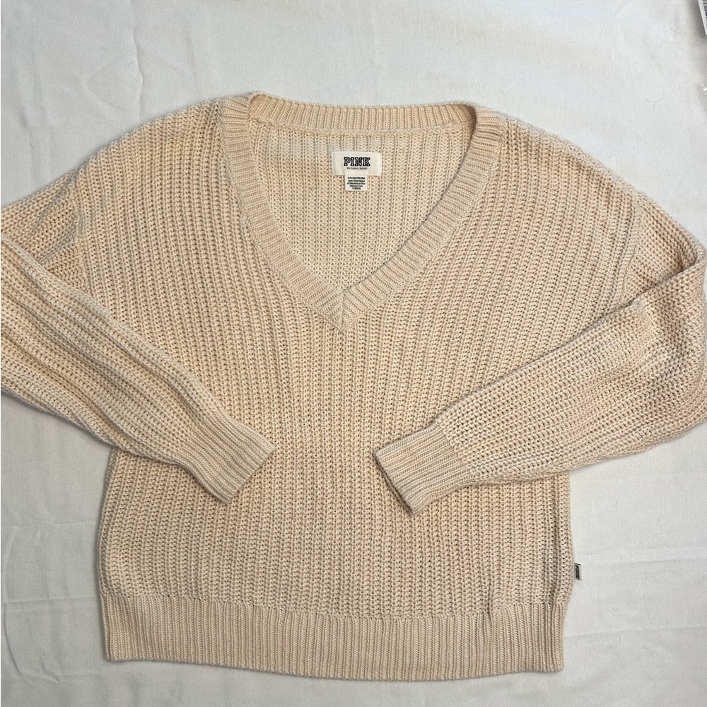 PINK brand loose knit sweater, size small
